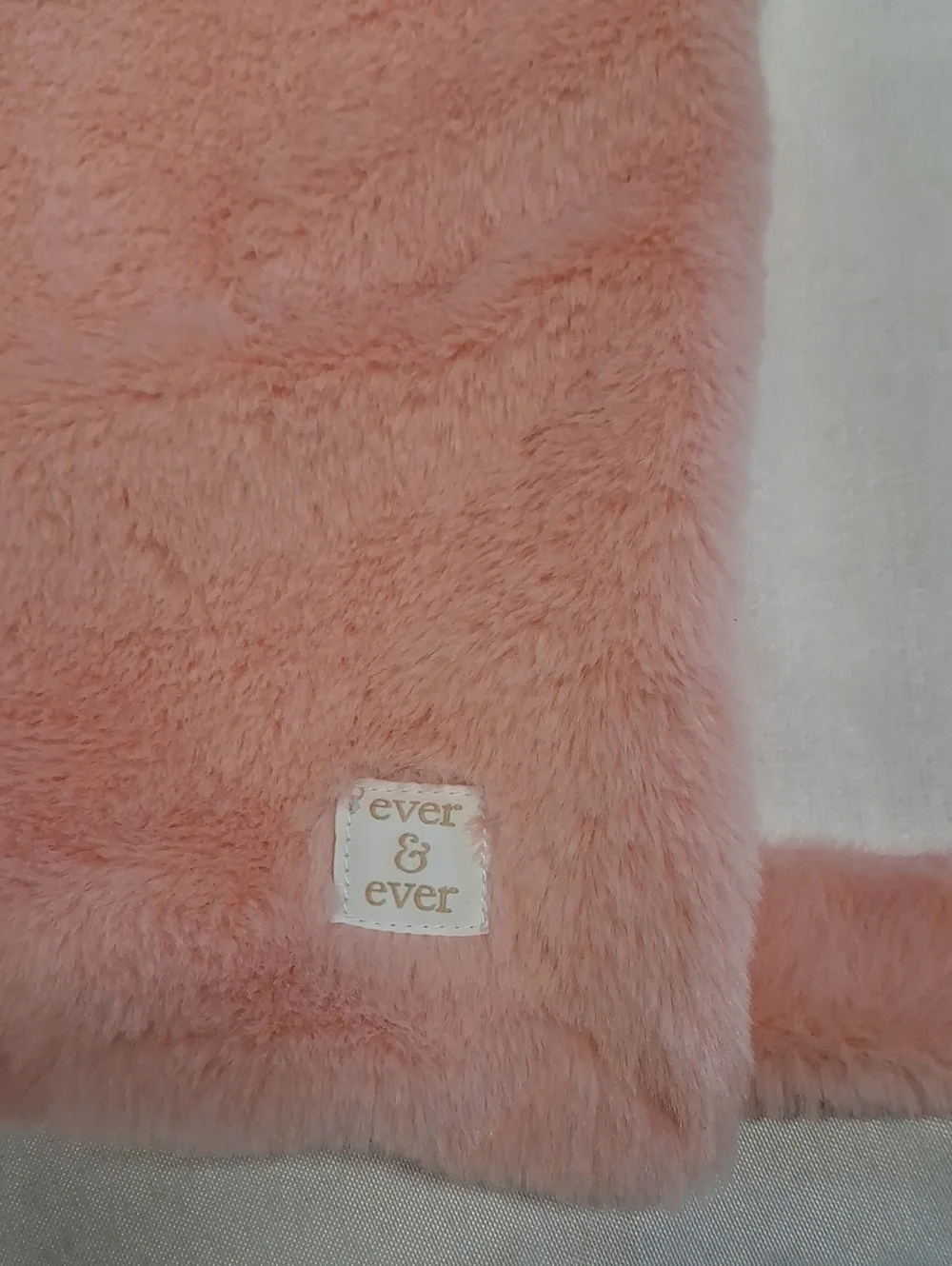 Ever & Ever Plush Hooded Baby Wrap - Blush Pink Fox